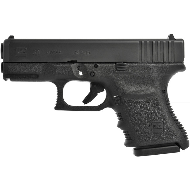 Glock 30SF Gen 3, 45ACP, 3.43in. Barrel, 10rd - Black (G30SFAUT)