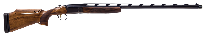 CZ All American Single Trap 12GA, 32in. Barrel, 1rd, Wood Stock & Forend. Adj. Comb - Black (06501)
