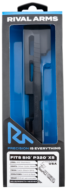 Rival Arms Faction Series Slide A1 Sig P320 X-Five Docter Cut Cerakote 17-4