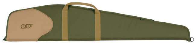 Bob Allen 16511 Classic Rifle Case 48" Olive Green/Khaki 600D Polyester Foam Padding                                                                                                                    
