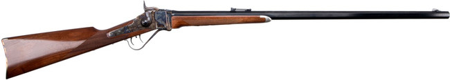 Cimarron Armi Sport Billy Dixon Sharps Rifle 45-70 Govt 32 in. Octagon Barrel - AS100 - 814230010001