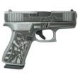 Glock 43X Custom, 9mm, 3.4in. Barrel, 10rd - Grey (PX4350201 MODPATRIOT)