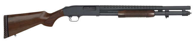 Mossberg 590 Retrograde 12 Gauge 20.75in Barrel 8 Rounds Wood Stock & Forend