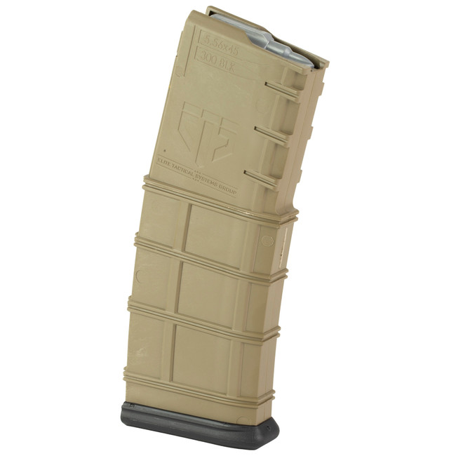 ETS AR15 30 Round G2 FDE Nylon Magazine Compatible with 5.56 NATO - GN-AR15-30G2FDE - 850016478962