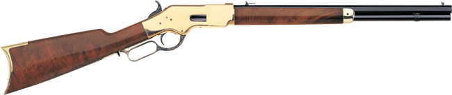 Taylors & Company 550190 1866  45 Colt (LC) Caliber with 10+1 Capacity, 20" Blued Octagon Barrel, Brass Metal Finish & Walnut Stock (Full Size)
