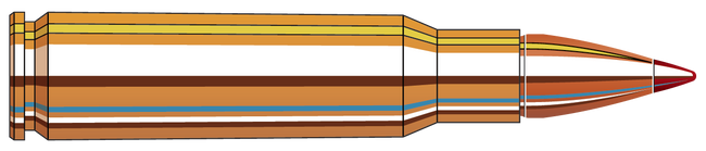 Hornady Custom Rifle Ammo 6.8mm Rem. SPC 100 gr. CX 20 rd.