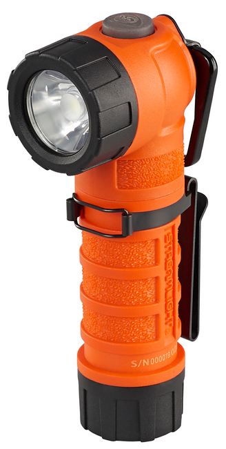Streamlight PolyTac 90X USB Multi-Fuel Right-Angle Rechargeable Flashlight 500 Lumen Yellow Orange
