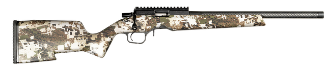 Christensen Arms 8011201700 Ranger  Full Size 22 WMR 9+1, 18" Black Carbon Fiber Barrel, Black Anodized Aluminum Receiver, Sitka Subalpine Camo Fixed w/Aluminum Pillars Stock