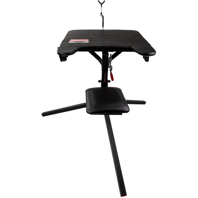 Birchwood Casey MSB300 Swivel Action Shooting Bench Black Steel, 29" W x 29" L - MSB300 - 888151026540