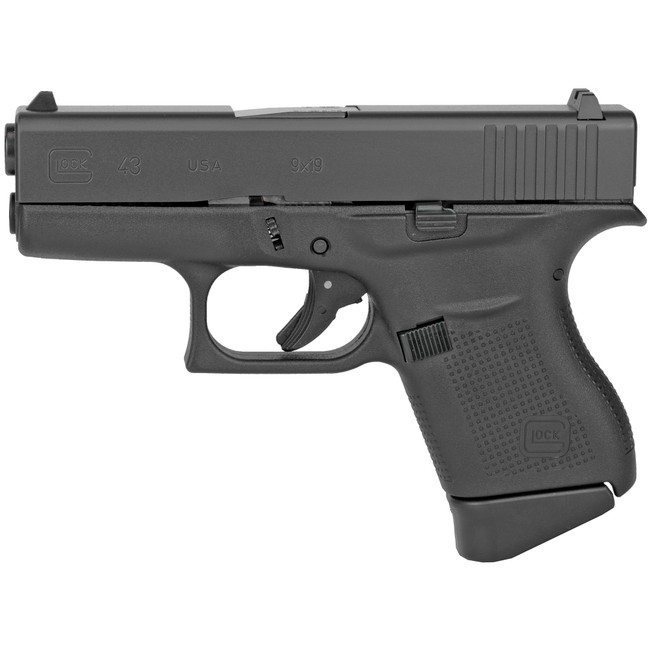 Glock G43 9mm Luger 3.4in 6 Round Matte Gray Polymer Subcompact