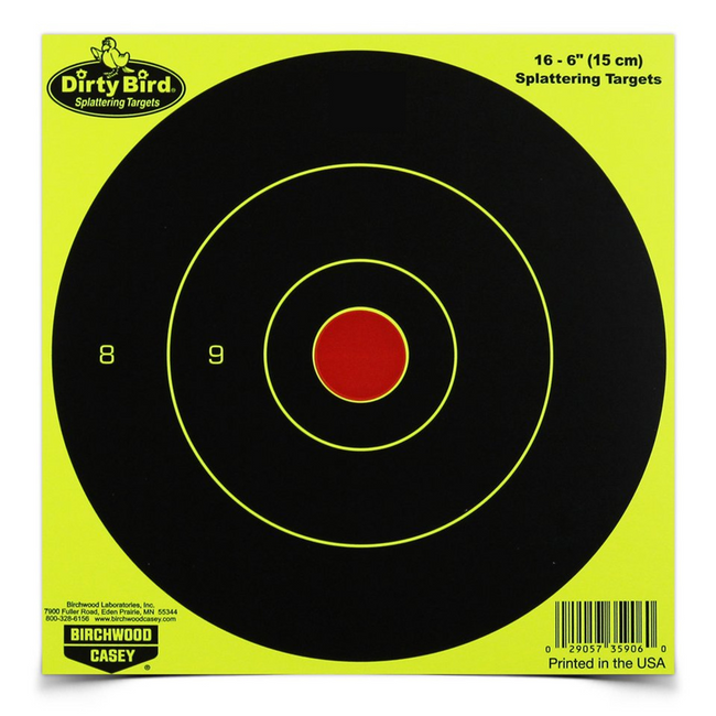 Bc Dirty Bird 6 Bull's Eye Yellow 16 Targets  X