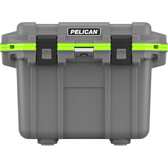 Pelican Elite Cooler Grey/Green 30 qt.