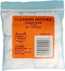 Southern Bloomer 101 Cleaning Patches  17 Cal Cotton 200 Per Pack - 101 - 025641001018