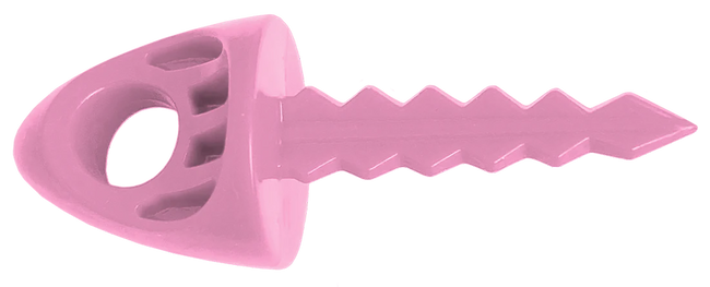 Targettack Llc  Targettack  Pink Polycarbonate Plastic 1" For Paper/Vinyl Targets 12 Pack