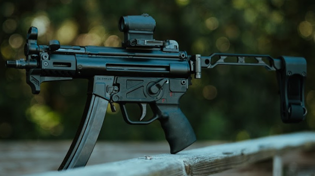 PTR  9KT BR 9mm Luger 30+1 5.16" Black Nitride 3-Lug Threaded Barrel, M-LOK Handguard, Black Nitride Aluminum Picatinny Rail Receiver, Brace, Black Polymer Grip - 9KTBR0090101 - 810161700196