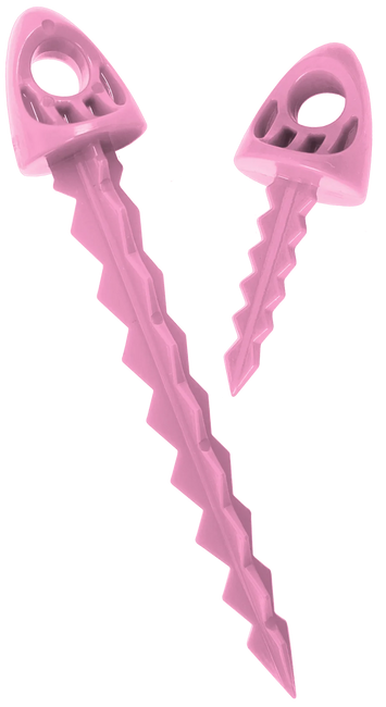 Targettack Llc  Targettack  Pink Polycarbonate Plastic 1"/3" For Paper/Vinyl Targets 12 Pack *Variety