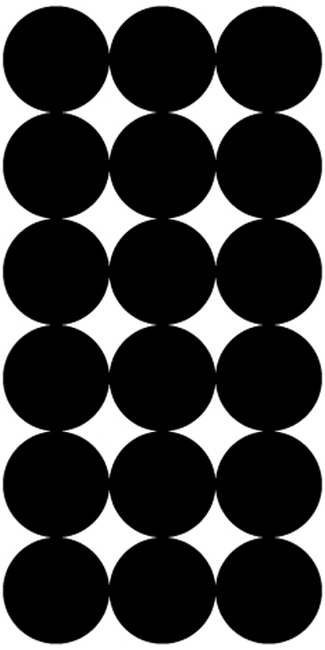 Pro-Shot P216 SplatterShot Repair Pasters Black 1" Self-Adhesive 216 Pasters