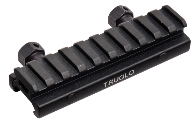 TruGlo Picatinny Riser Mount 1 pc 1/2 in for Rifles Shotguns Optics