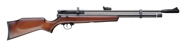 Beeman 1328 Chief II  Pre-Charged Pneumatic 22 Pellet 10+1 Shot Black Black Receiver, European Hardwood Stock