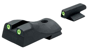 Kimber Green Tritium Black Outline Night Sight Set for Kimber 1911 Pistols