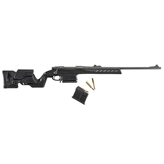 Archangel AA700SA Precision Elite Stock  Black Synthetic Fixed with Adjustable Cheek Riser for Remington 700 Short Action Includes Mag