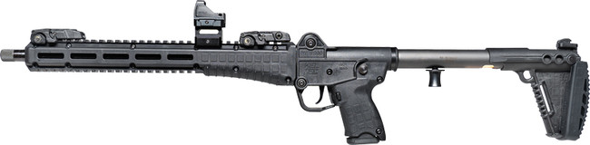 Kel-Tec SUB-2000 Defender Gen 3 Carbine - Black | 9mm | 16" Barrel | Accepts G19 & G17 Mags | 15rd | Viridian RFX11 - SUB2K9GLKBLKD - 640832010275