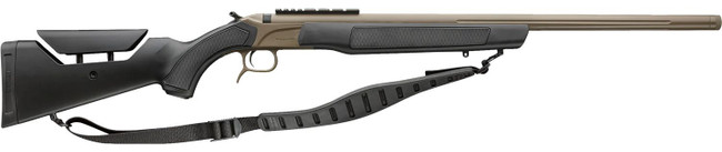 CVA PR3212N Accura LR-X 50 Cal 209 Primer 30" Flat Dark Earth Nitride Cerakote Fluted Threaded Barrel, Picatinny Rail Receiver, Black Adj Comb Synthetic Stock