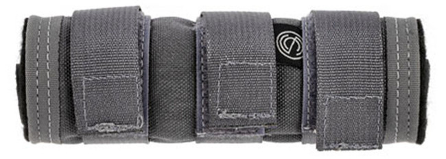 SilencerCo HighTemp Suppressor Cover 6in Gray Nylon Fits Harvester EVO Saker 556