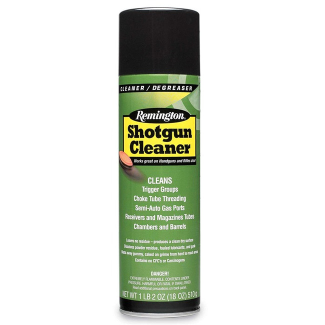 Remington Accessories 18472 Shotgun Cleaner  Removes Carbon/Lead/Plastic Fouling/Powder 18 oz Aerosol