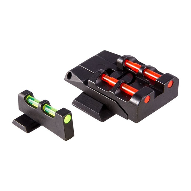 HIVIZ Interchangeable Handgun Front/Rear Sight Smith & Wesson M&P Pistols Green Red White Black