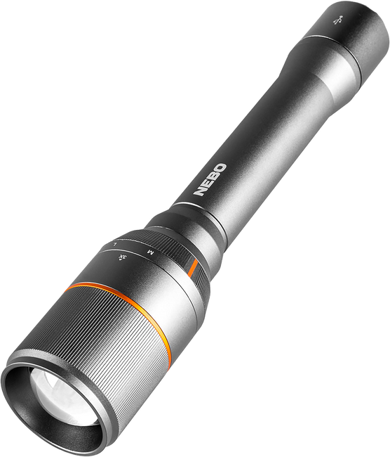 Alliance Consumer Group Davinci 1000 Lumen Flashlight Gray USB Rechargeable IP67