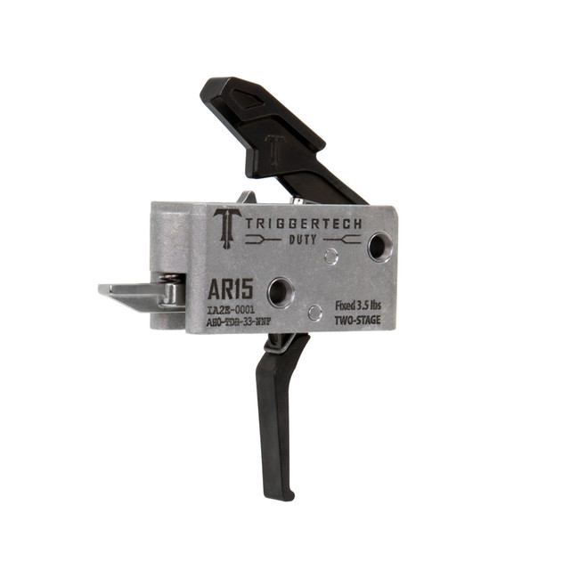 Trigger Tech AR15 Duty Two Stage Trigger Flat Finish - AH0TDB33NNF - 885768003681