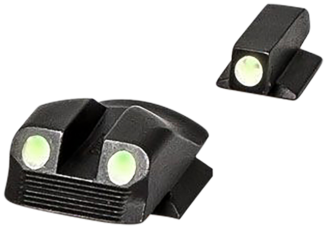 Kimber Mfg.,inc ML11229 Micro.380/Micro9 Sight Set  Green/Tritium Black Outline Front Sight-Green/Tritium Black Outline Rear Sight