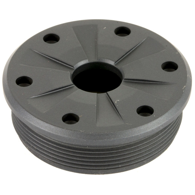 SilencerCo Bravo Front Cap for Omega 300 and Hybrid 46 Gray 17-4 Stainless