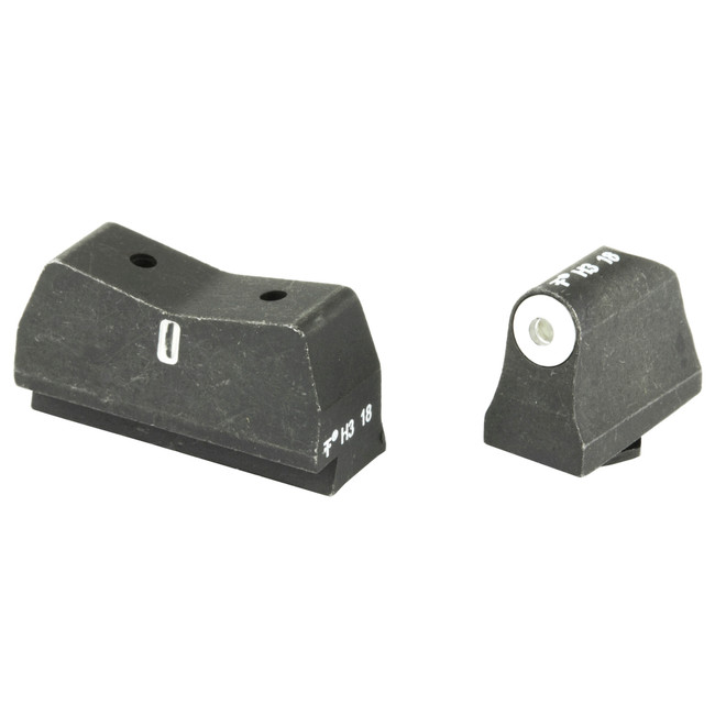 XS Sights Dxt Big Dot Suppressor High Sights White Glock 17 19 22 23 24 26 27 31 - GL0004S5 - 647533044387