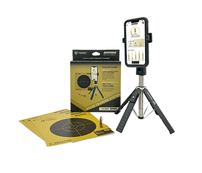 Triumph Systems Tsbbbsss Brass Training System 9mm Laser Targets Phone Stand