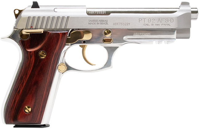 Taurus 1920151GLDHW1 9mm Luger 5 inch 17 Rounds Gold Finish