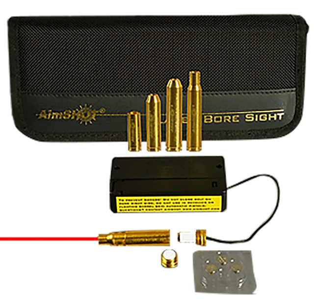 Aimshot MBSKIT3 Modular Rifle Boresighter Kit 243/308 Win/7.62x54mm Chamber Brass