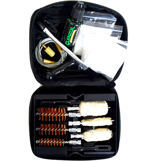 Clenzoil 2465 Field & Range Cleaning Kit Multi-Gauge Shotgun/12 Pieces Black - 2465 - 893791002465