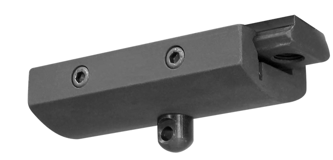 Yankee Hill 638 Bipod Adaptor  Black Aluminum, Picatinny Attachment for Harris Style Bipods