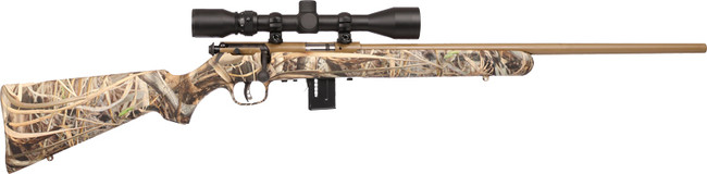 Savage 93 XP Camo 22 Winchester Magnum Rimfire 21 Inch 10 Rounds Tan