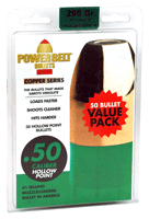 Powerbelt Copper-Plated Muzzleloader Bullets .50 cal 295 gr CHP 50/ct