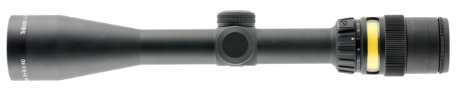 Trijicon AccuPoint 39 to 40mm Objective 1in Tube Mil Dot Amber Dot Illuminated Reticle