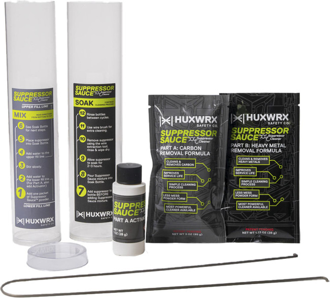 HUXWRX 3202 Suppressor Sauce Cleaning Kit for Suppressor Maintenance - 3202 - 706433764372