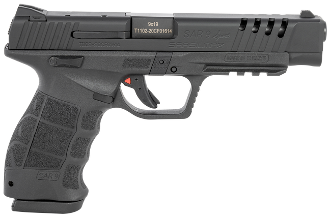 SAR USA SAR9 Sport Pistol 9mm 5.2 in. Black 17 rd.