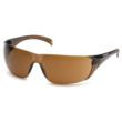 Pyramex Billings Frameless Shooting Glasses Sandstone Bronze with Carhartt Bag