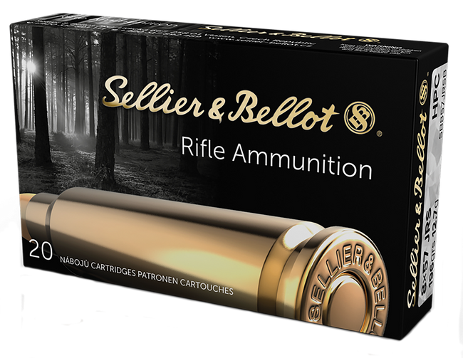 Sellier & Bellot SB857JRSB 8mm Mauser Hollow Point Capped 196 Grain 20 Rounds
