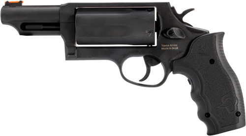 Taurus 2-441031MAGVL Judge w/Laser Compact 45 Colt (Long Colt) 410 Bore 3" Chamber 5rd 3" Matte Black Alloy Steel Barrel, Cylinder & Frame, Viridian Laser, Transfer Bar Safety - 2-441031MAGVL - 725327942955