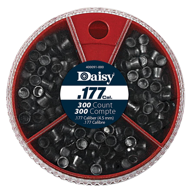 Daisy 987781406 Dial-A-Pellet Premium 177 Lead Flat Nose Pointed Hollow Point 300/Tin