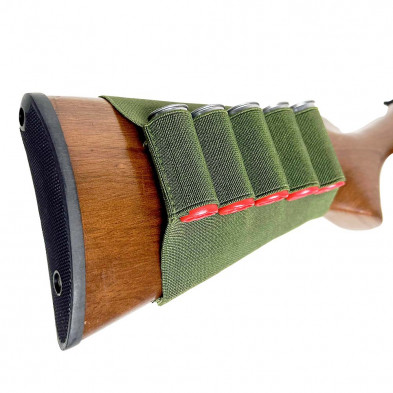 Vism Shotgun Stock Shell Pouch Green